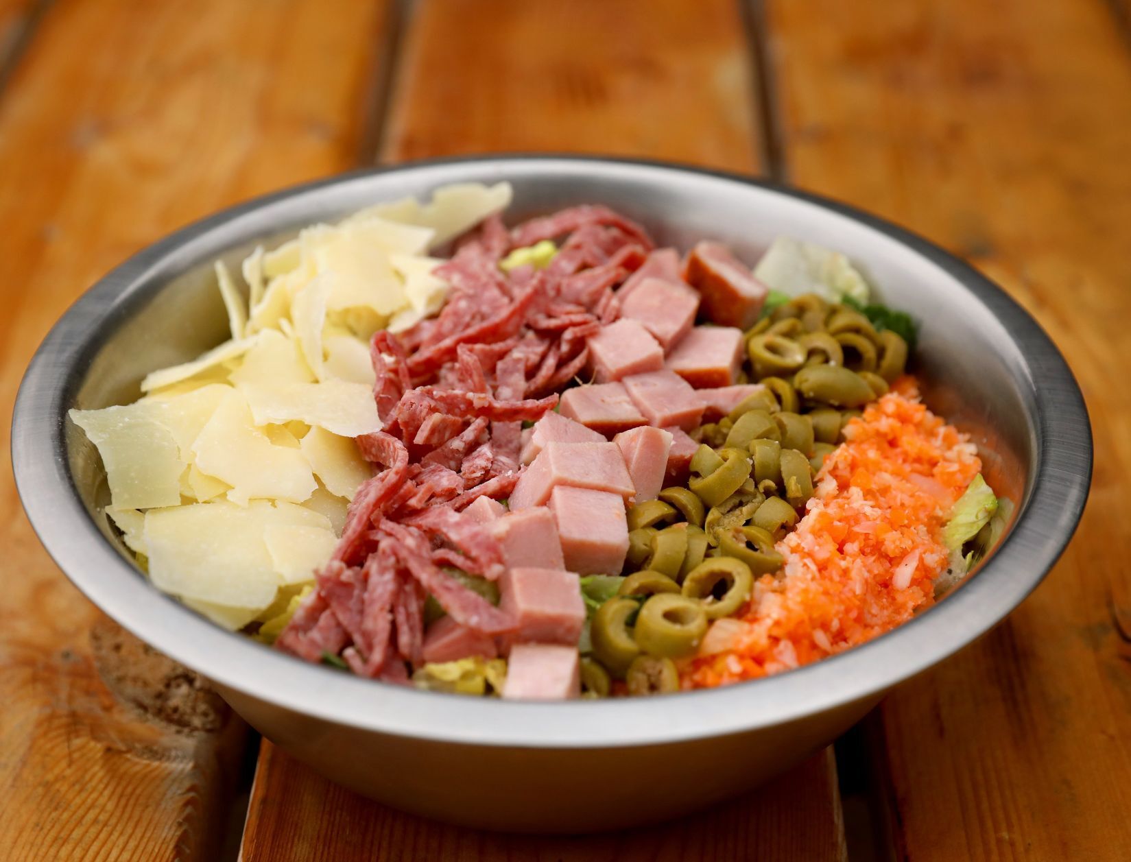 Recipe request: Muffaletta salad at Byrd & Barrel